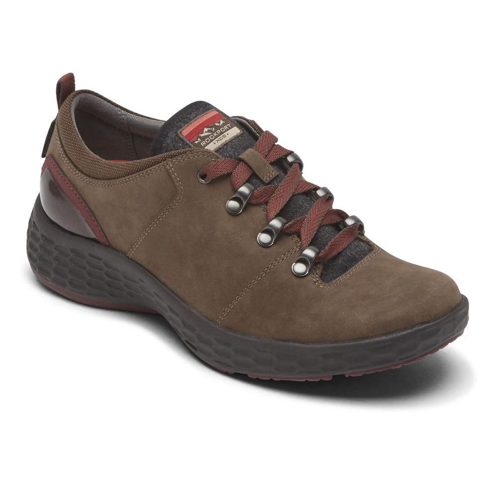 Rockport Sneakers For Womens Brown - FreshExplore Tie - AZ7541638